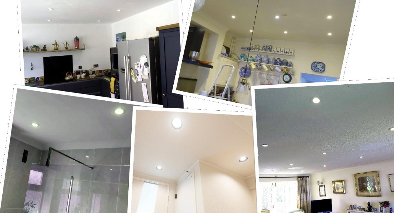 Examples of downlight jobs we've completed recently