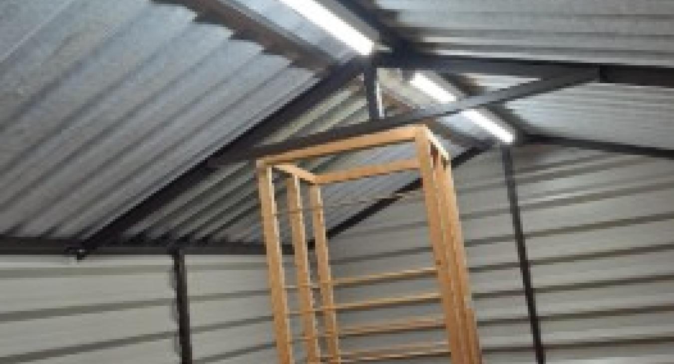 Installing power into the metal garage 40m from the house