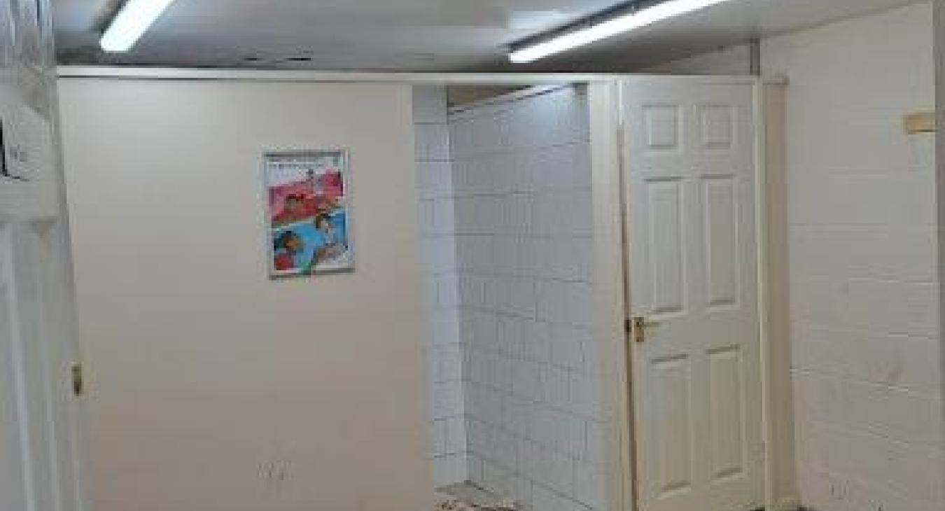 Commercial LED Lighting Upgrade in Tamworth - Sports Changing Room