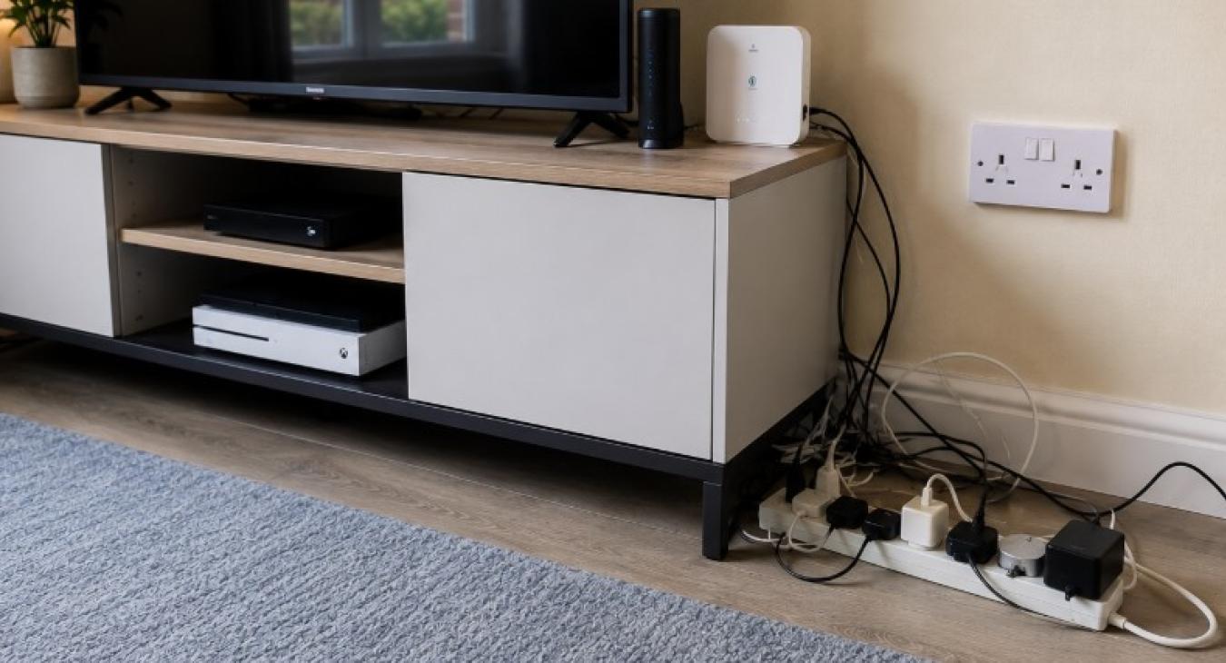 Extra sockets are often safer than living with extension leads