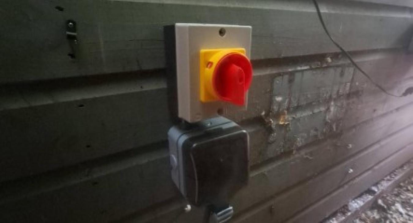 Garden Room and Hot Tub Electrical Installation in Tamworth
