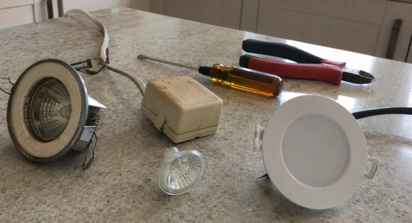 Should I upgrade halogen lights to LED fittings?